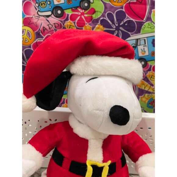 Hallmark Snoopy Christmas Santa Suit 14" Plush Doll - Picture 1 of 5